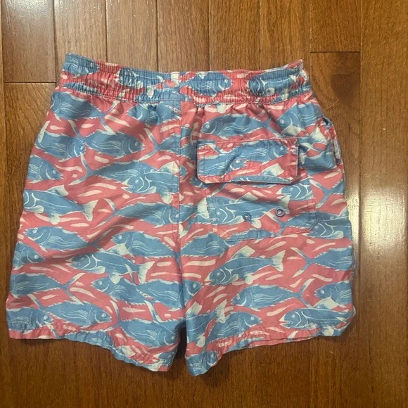 Vineyard Vines Coral Boys Swim Shorts 7 - Picture 3 of 5